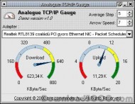 Analogue TCP/IP Gauge screenshot